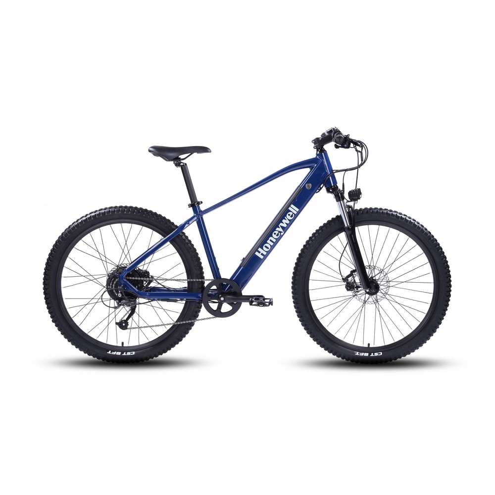 Photos - Bike Honeywell 27.5" El Capitan Step Over Mountain Electric  - Blue 