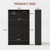 COZONY Slim Shoe Cabinet with 3 Flip Drawers & 2 Small Drawers, Freestanding Hidden Shoe Storage Organizer for Entryway, Hallway, Living Room - 2 of 4