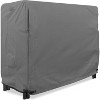 KHOMO GEAR Log Rack Cover – Heavy-Duty Waterproof Firewood Cover for Outdoor Log Storage – Durable, Weatherproof Firewood Rack Protector – Grey - 4 of 4