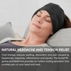 Aculief Headache, Migraine, & Stress Relief Hat - Natural Ice Mask for Tension & Muscle Pain – Black - 2 of 4