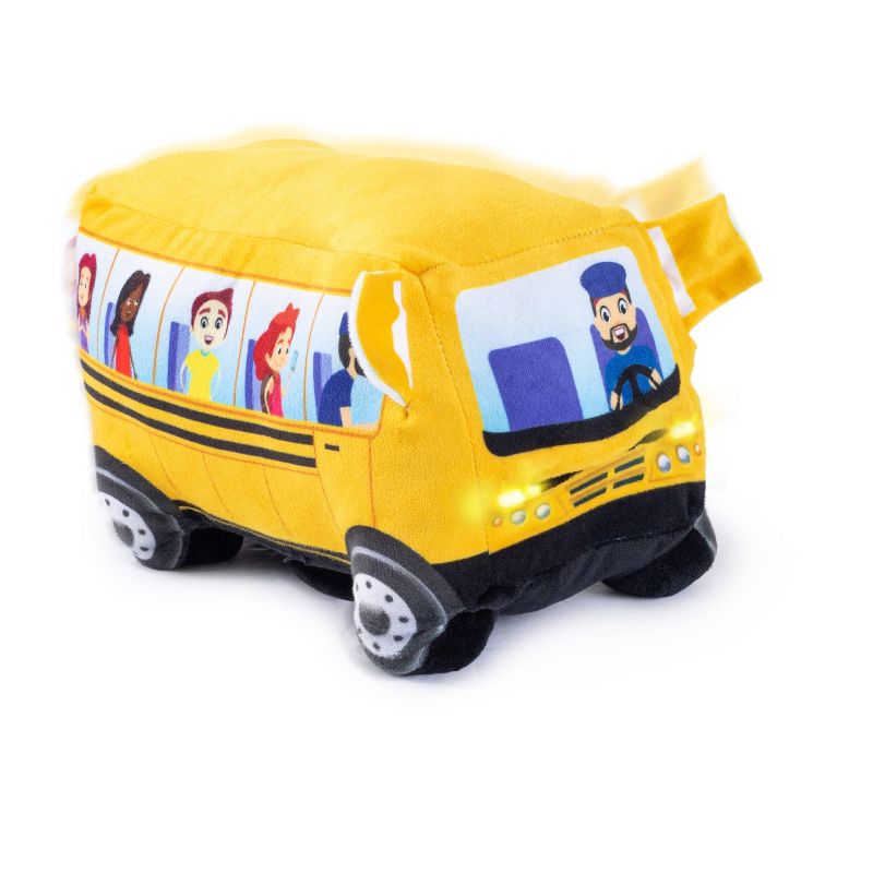Plush Creations Singing School Bus Animated Soft Toy, 1 of 9