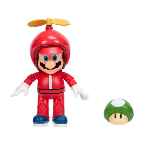 The Super Mario Bros. Movie - 5 Inch Action Figures Series 1 – Mario Figure  with Plunger Accessory