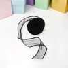 Unique Bargains Ribbon Plain Fishtail Organza Simple Style Polyester 354.33"x1.57" 1 Pc - 2 of 3