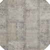 Beige Taupe And Brown Patchwork Washable Indoor Outdoor Area Rug - 4 of 4