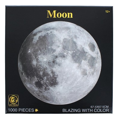 Toynk Moon 1000 Piece Round Jigsaw Puzzle