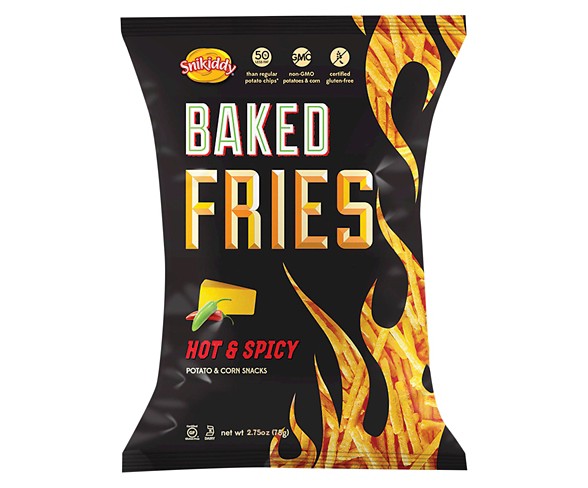 Snikiddy &#174; Hot & Spicy Potato & Corn Baked Fries 2.75 oz