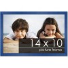 PosterPalooza | Photo Size Classic Modern Blue Frame - UV Acrylic, Foam Board Backing, Hanging Hardware - 2 of 4