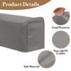 Unique Bargains PU Leather Anti-Slip Stretch Couch Arm Slipcovers 2 Pcs - 3 of 4