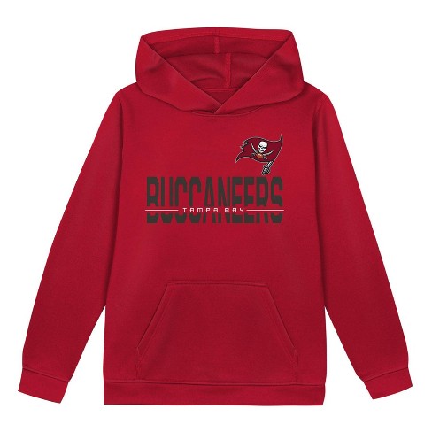 NFL Tampa Bay Buccaneers Boys' Long Sleeve Performance Hooded Sweatshirt - image 1 of 1