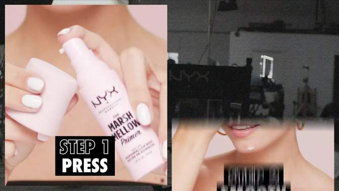 NYX Professional Makeup Marshmellow Smoothing Primer - 1.01 fl oz, 2 of 9, play video