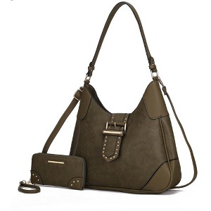 MKF Collection Juliette Vegan Leather Women’s Shoulder Bag with Matching Wallet by Mia K - 1 of 4