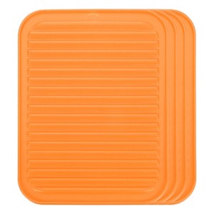 Unique Bargains Silicone Heat Resistant Non-Slip Durable Dish Drying Mat - 1 of 4