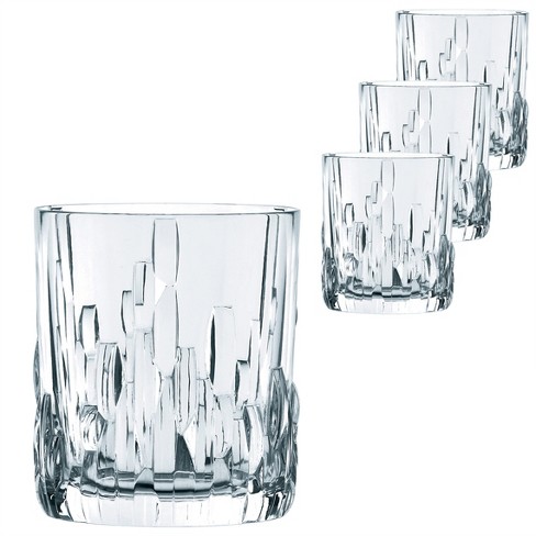 Set of 4 Nachtmann Shu Fa Crystal Highball Longdrink Glasses