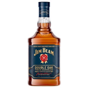 Jim Beam Double Oak Bourbon Whiskey - 750ml Bottle - 1 of 4