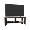 INFURNIC TV Stands and Consoles 47 Inch TV Stand with Two Shelves for Living Room Bedroom Entertainment, Brown, 12.2"*47.3"*16.6" - 3 of 4