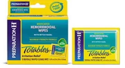 thumbnail interactive-video image 1 of Preparation H Hemorrhoid Wipes With Witch Hazel – 48 Count (Pack Of 4) – Soothing Relief – F00573055698 1 of 3