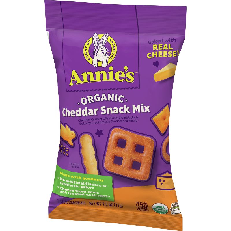 Annie&#39;s Organic Cheddar Snack Mix - 2.5oz, 3 of 11