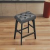 Bar Stools Set Of 2 Stools Barstoolsstools For Kitchen Counter Metal Bar Stools Set Of 2 Pu Leather Barstools Farmhouse Bar Stools Rustic Bar Stools - 4 of 4