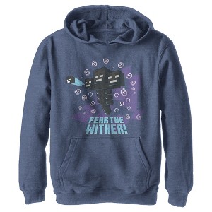 Boy's Minecraft Fear the Wither Pull Over Hoodie - 1 of 4