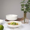 6-Piece 26oz Pasta Bowls Set - 8 Inch Ceramic Salad Bowls | Porcelain Pasta Plates for Dinner, Noodles & Soup | Microwave & Dishwasher Safe - 3 of 4