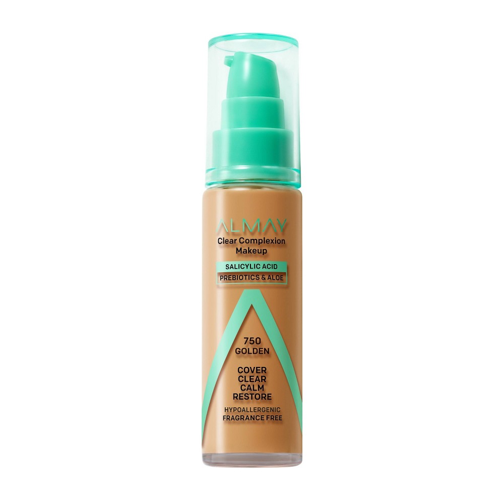 UPC 309970170660 product image for Almay Clear Complexion Foundation - 750 Golden - 1 fl oz | upcitemdb.com