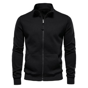 Coolmee Men's Athletic Tracksuit Casual Full Zip Jogging Sweat Suit Workout Sports Sportswear - 1 of 4