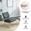 CAVINAS Modern Upholstered Accent Chair with Ergonomic Design, Soft Fabric and Sturdy Frame, Comfy Armchair for Living Room, Bedroom - 4 of 4