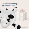 Bearington Lil' Gilly 30 Inch Cow Tummy Time Mat - Cow Baby Blanket - Cow Pillow for Baby - 4 of 4