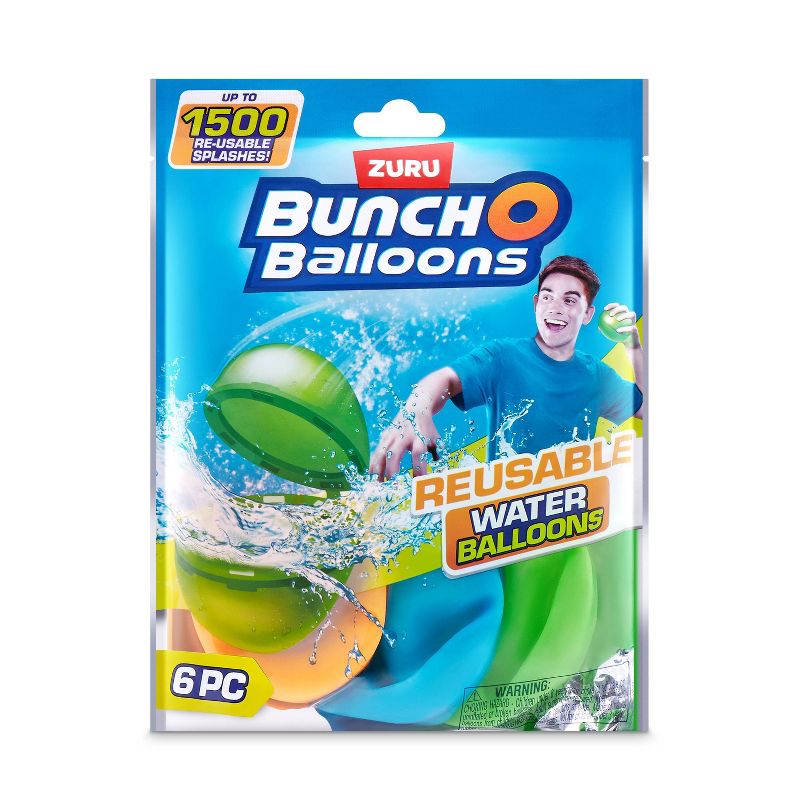 Bunch O Balloons Reusable Water Balloons - 6pk, 2 of 8