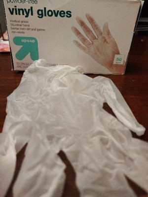 target vinyl exam gloves