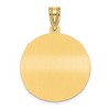 Black Bow Jewelry 14K Gold Plated Joe Morgan Signature SM Enamel Baseball Pendant - 3 of 4