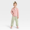 Toddler Girls' Zip-Up Fleece Hoodie - Cat & Jack™ - 3 of 3