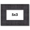 PosterPalooza | Photo Size Distressed Brown Picture Frame - UV Acrylic, Foam Board Backing, Hanging Hardware - 2 of 4