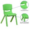 Flash Furniture 10 Pack Plastic Stackable School Chair with 12" Seat Height - image 4 of 4