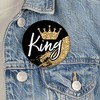 Big Dot of Happiness HOCO Dance - 3 inch Homecoming Badge - Pinback Buttons - Set of 8 - 3 of 4