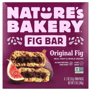Nature's Bakery, Fig Bar, Original Fig, 6 Twin Packs, 2 oz - 1 of 4