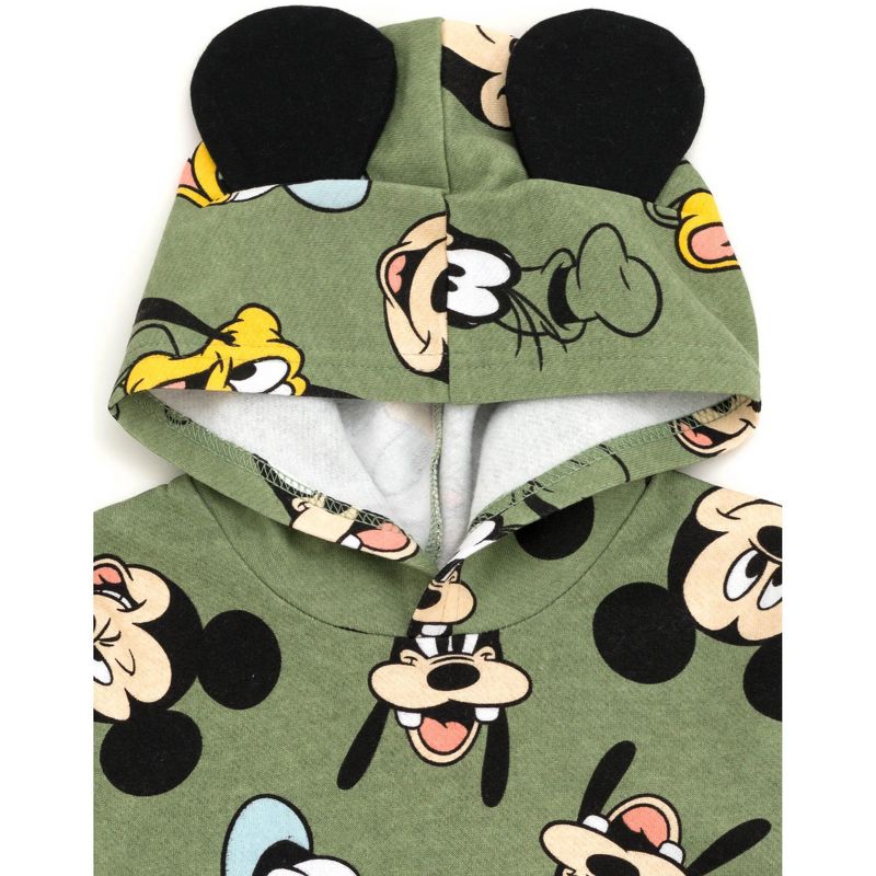 Disney Mickey Mouse Goofy Donald Duck Fleece Pullover Hoodie Infant to Big Kid, 5 of 6