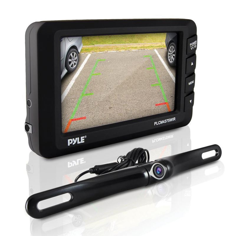 Pyle® 4.3" LCD Monitor & Wireless Backup Camera with Parking/Reverse Assist System, 1 of 8