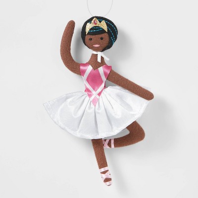 Ballerina with White Skirt and Pink Shoes Christmas Tree Ornament - Wondershop™