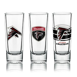 NFL Shot Glass, 6-Pack Set, with Multiple Designs - Atlanta Falcons - 1 of 1