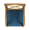 PERLA DINING CHAIR,2PCS with 2 Blue Cushions,for Backyard, Poolside, Garden - 2 of 4