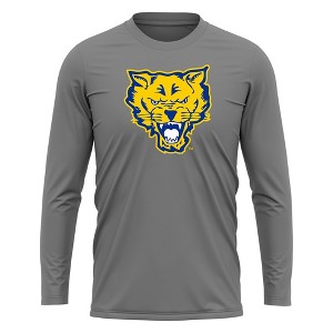 Fort Valley State University Adult Sport Long Sleeve Shirt Primary Logo, Athletic Heather - 1 of 4