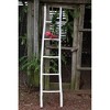 Storied Home 16.5"x70" Decorative Painted Wood Ladder White Shabby Chic Blanket Display, Indoor Sculpture - 4 of 4