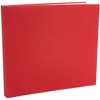 Colorbok Post Bound Fabric Album 12"X12"-Red - 2 of 4