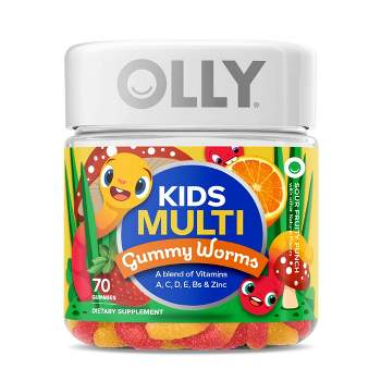 OLLY Kids Multivitamin Gummy Worms - 70ct