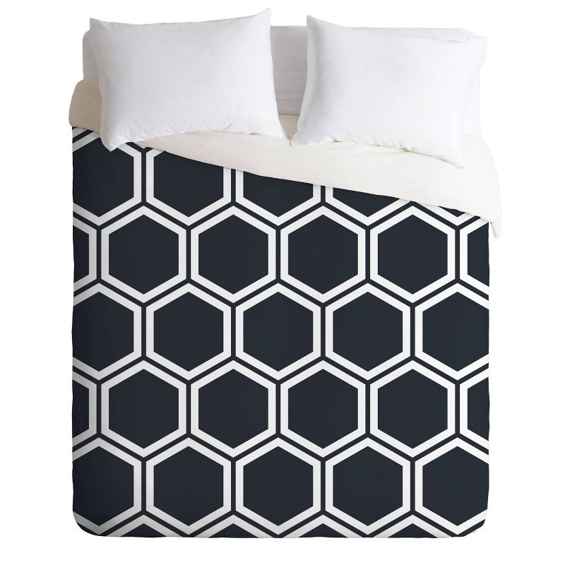 The Old Art Studio Hexagon Comforter Set - Deny Designs, 1 of 8