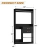 Besiost 40-In Closet Organizer with Drawers, Freestanding Closet System - 3 of 4