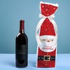 Big Dot of Happiness Jolly Santa Claus Wine Gift Bags, Christmas Party Hostess Thank You Wine Bottle Gift Wrap, Bulk Holiday Paper Bags - 12 ct - 2 of 4