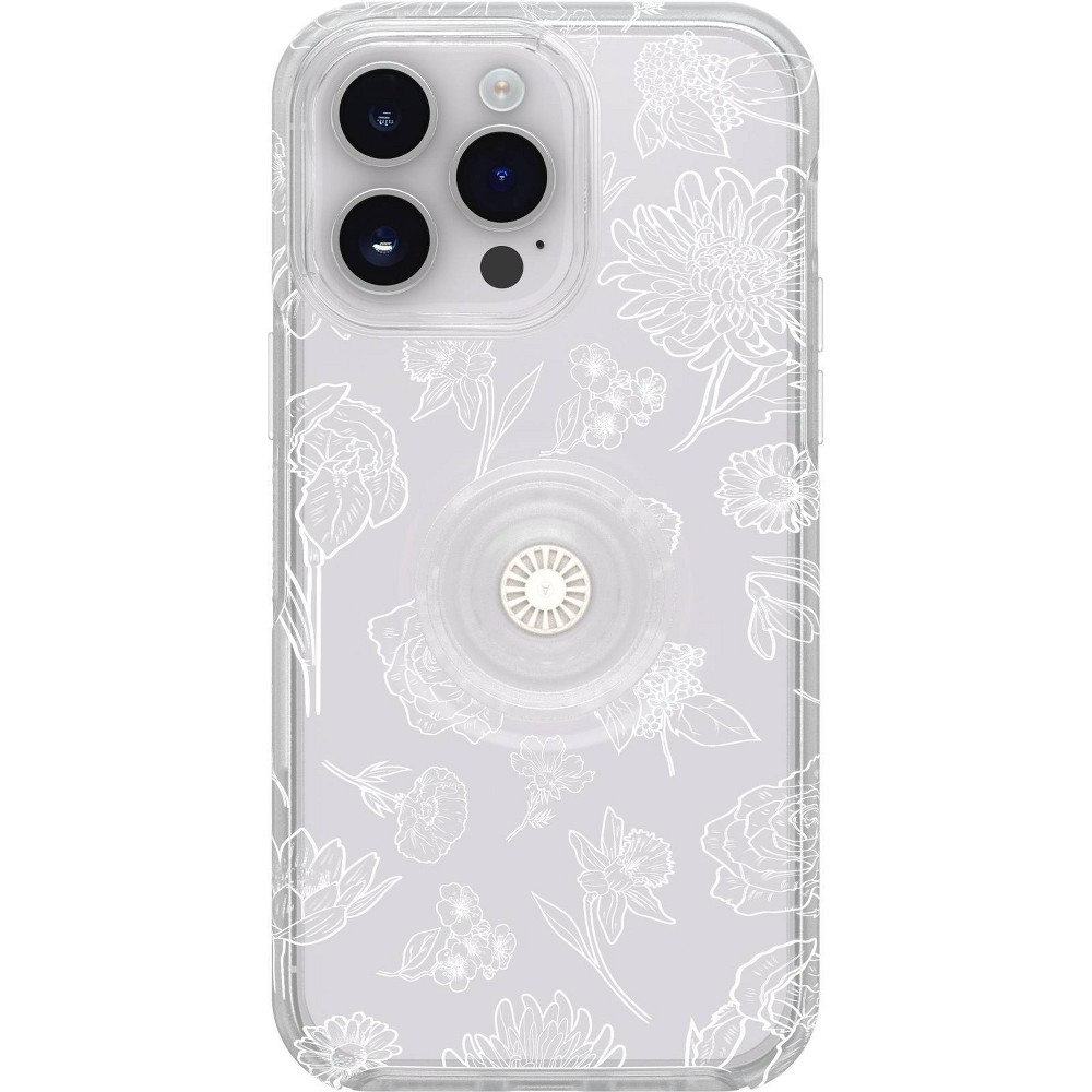 Photos - Other for Mobile OtterBox Apple iPhone 14 Pro Max Otter + Pop Symmetry Series Case - Flower 