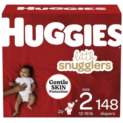 Huggies Little Snugglers Diapers Huge Pack - Size 2 (148ct)